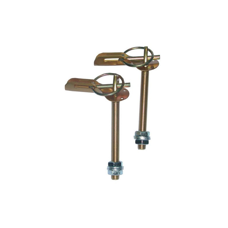 Attaches capot type Dakar en aluminium (paire) - AS-490ALN
