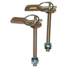 Aluminum Dakar-style hood clip (pair)