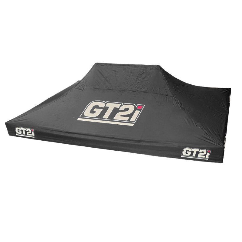Black Roof with Tent Logo, 3 × 4.5 m | GT-T3X4-5M-N-ROOF-1 - GT-T3X4-5M-N-TOIT-1 - 3666618797816