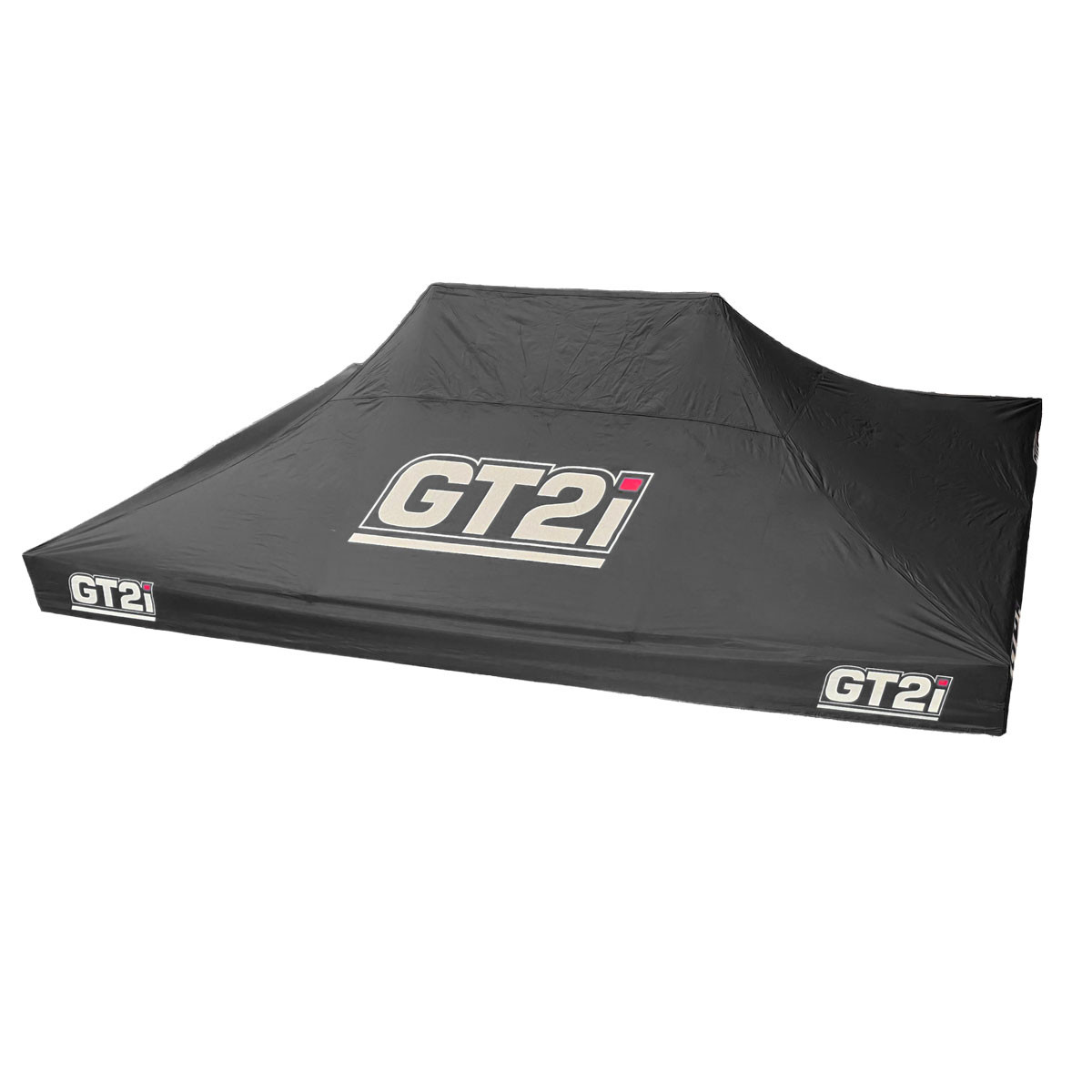 Black Roof with Tent Logo, 3 × 4.5 m | GT-T3X4-5M-N-ROOF-1 - GT-T3X4-5M-N-TOIT-1 - 3666618797816