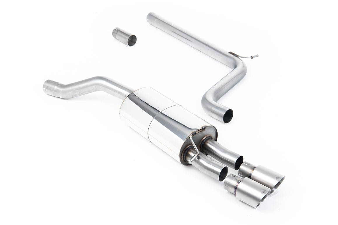 Milltek SSXVW558 Catback dopo il cat originale senza silenziatore intermedio GT90 Titanium - MLK-SSXVW558 - SSXVW558