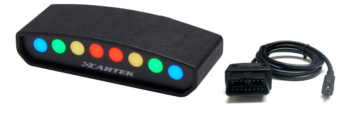 Shift Light Cartek OBD2 8 LED RGB CK-LS-OBD - CK-LS-OBD - CK-LS-OBD - 3661768840955