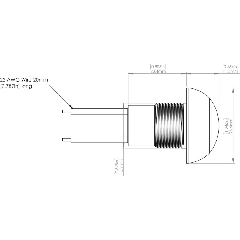 Rode stopknop voor buitenmontage Cartek CK-EP-02 - CK-EP02R - CK-EP-02 - 3661768330197
