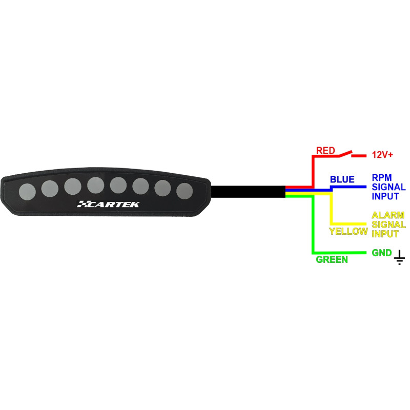 Cartek Club 8-LED RGB shift light CK-LS-CL - CK-LS-CL - CK-LS-CL - 3661768826201