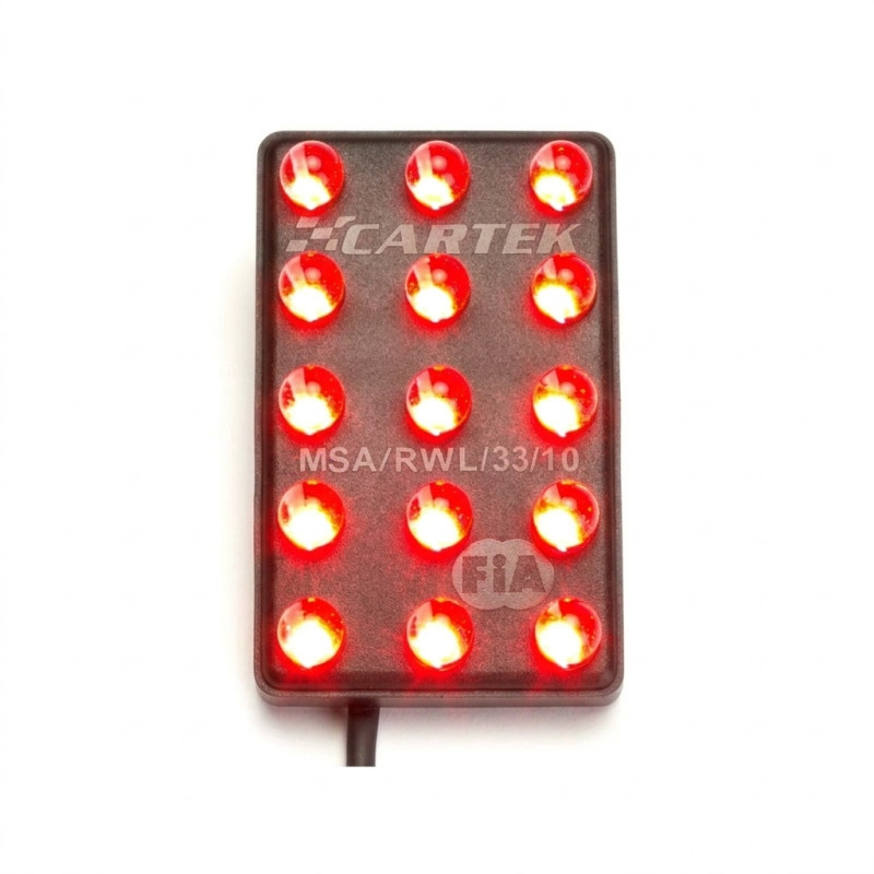 Feu de pluie LED Cartek FIA vertical fixe | CK-LR-15-V - CK-LR15 - CK-LR-15-V - 3661768330203