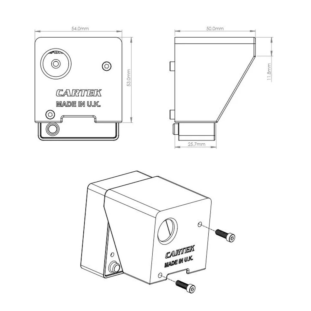 Șapcă parasolară Cartek pentru indicator | CK-LG-SD - CK-LG-SD - CK-LG-SD - 3666618040189