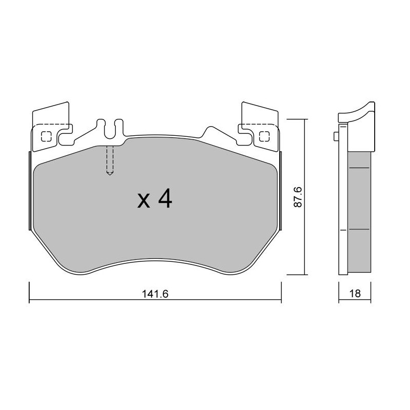 Voorremschijven Club Mercedes E-Klasse W214 S214 – GT-PC13581 - GT-PC13581 - 3666618851204