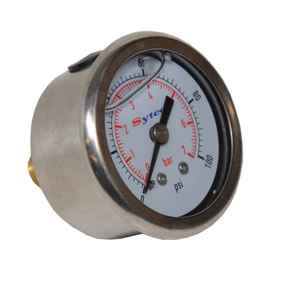 Manometro per la pressione della benzina a iniezione Sytec 0-7 bar - FPG002 - M-MAN7B - FPG002
