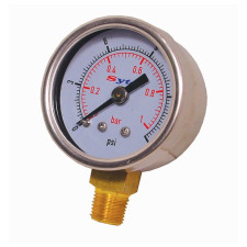 Manometru pentru presiunea combustibilului în carburator Sytec 0-1 bar - FPG001 - M-MAN1B - FPG001 - 3661768032565