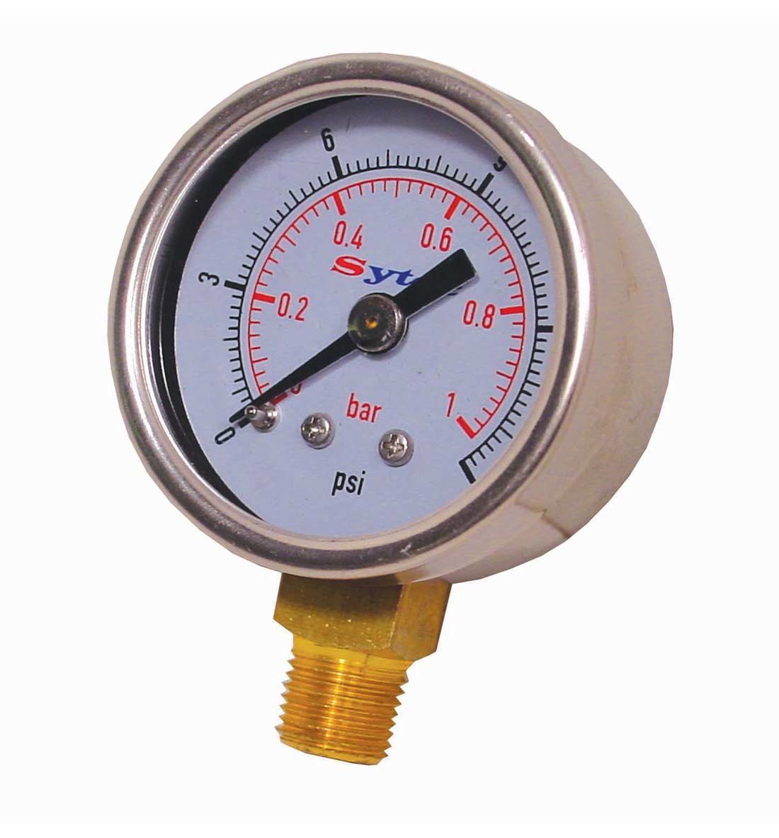 Brandstofdrukmeter voor Sytec-carburateur 0-1 bar - FPG001 - M-MAN1B - FPG001 - 3661768032565