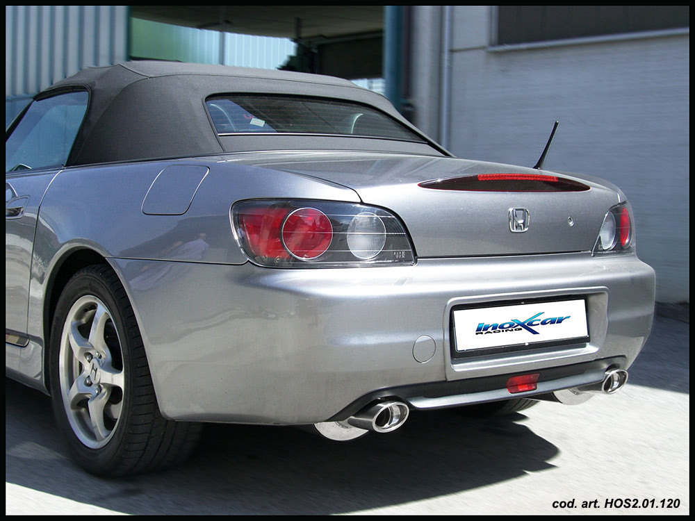 Afrique Inoxcar pipe, AFHON.SIL, Honda S2000 catalytic converter, catalytic converter removal, stainless steel pipe with muffler - IC-AFHONSIL - AFHON.SIL - 3666618851495