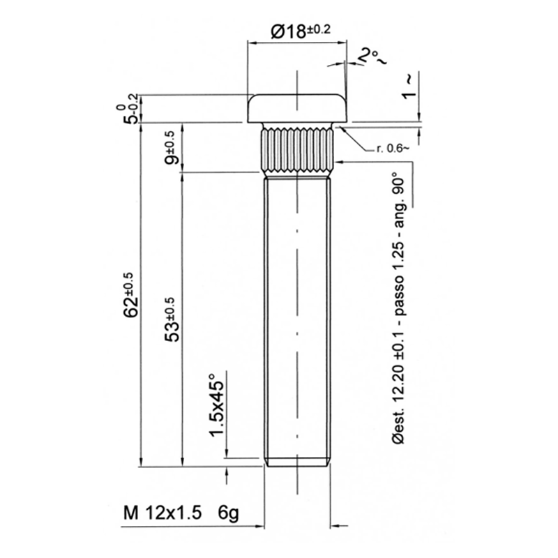 GT2i, Race & Safety Ribbed Stud Alfa Romeo / Honda / Rover - GT2i - BR-CPGSH1 - 3661768388082