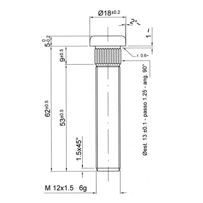 GT2i Race & Safety Ford tapbout 12x150mm lengte 67mm - BR-CPGS02 - 3661768438510