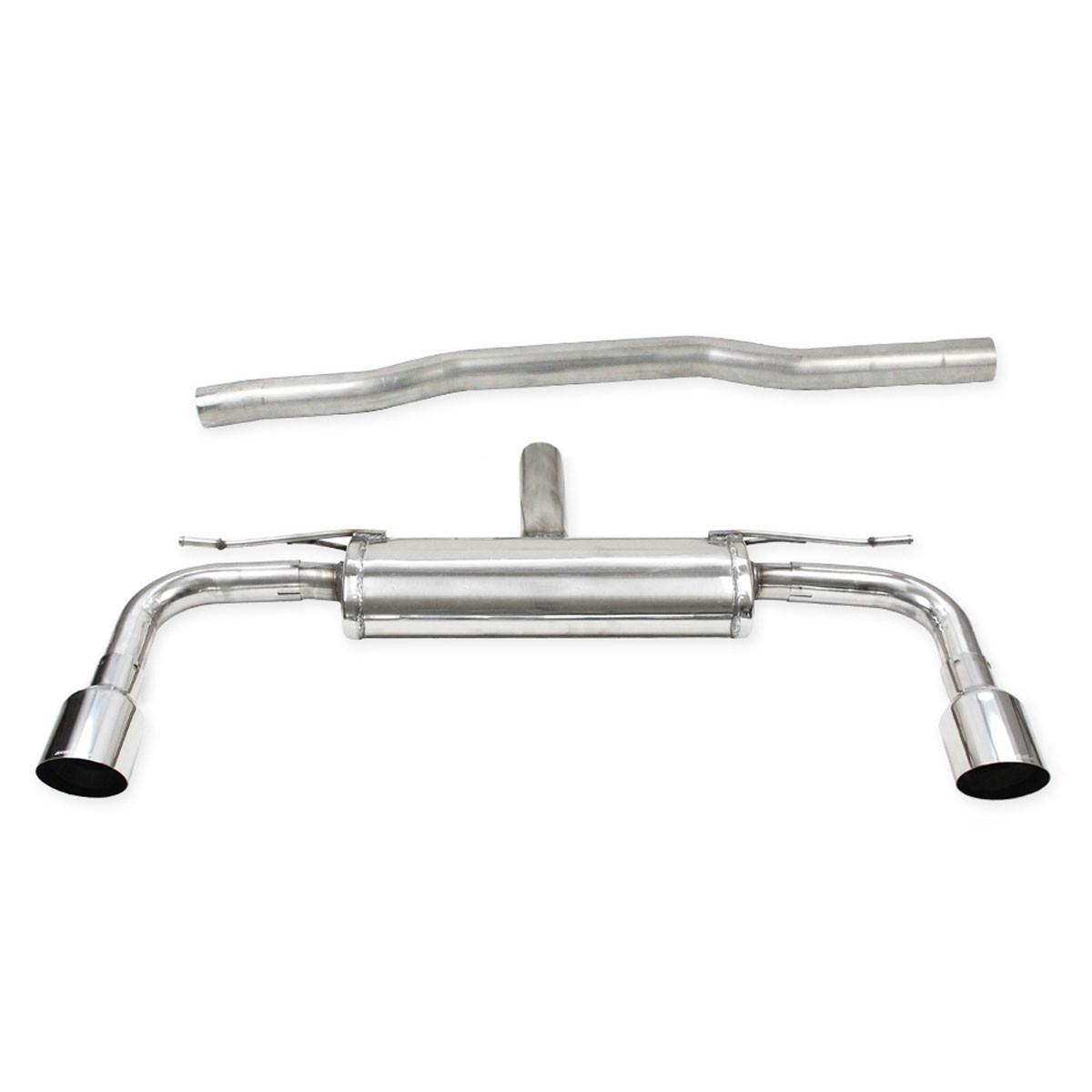 Tub de eșapament spate dreapta + stânga 100 Racing Inoxcar Mini Countryman (F60) 2,0 Cooper S fabricat după 2021 - IC-MICO3710RA - MICO.37.10RA - 3666618798684