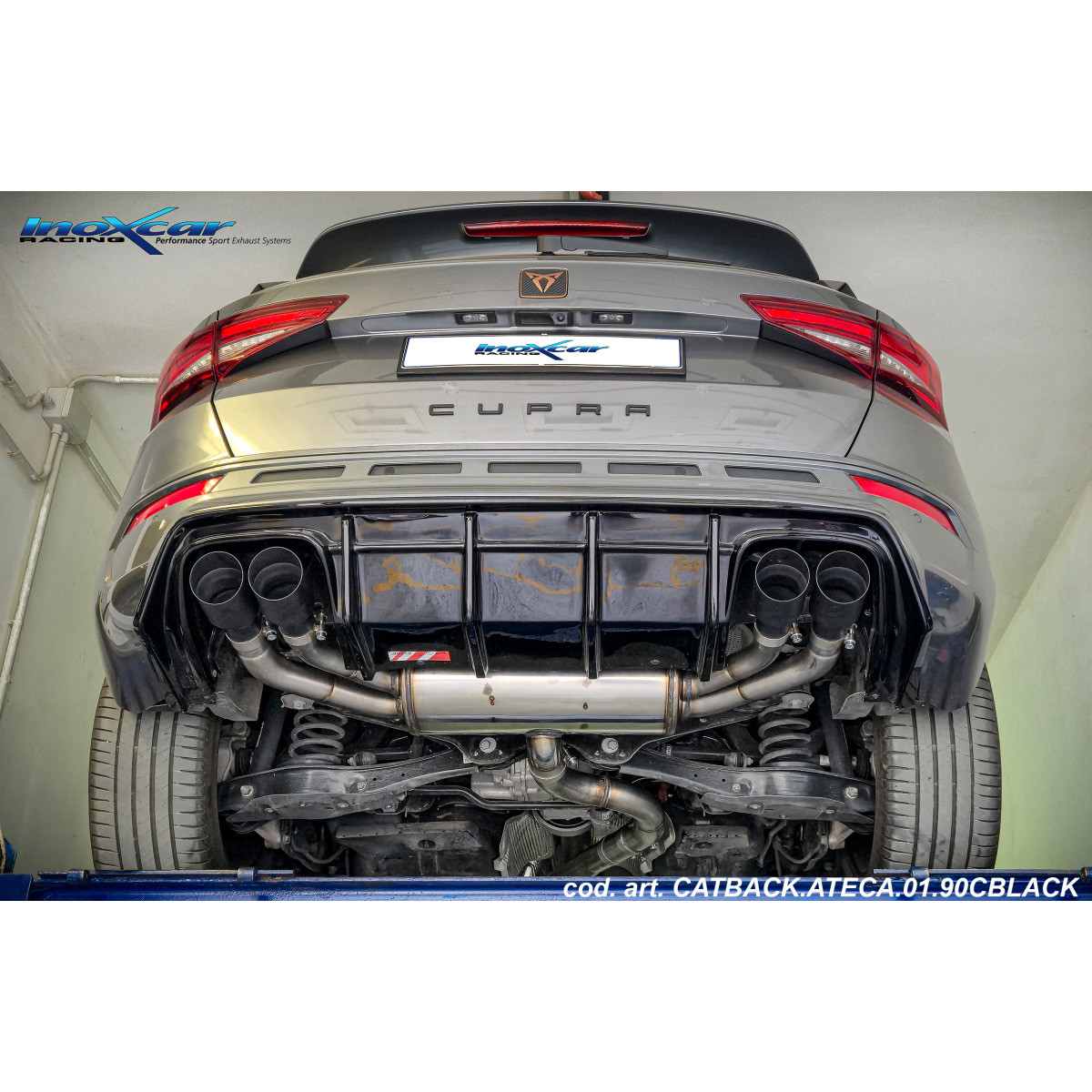 Cat-Back Inoxcar Ateca 190 ch - CATBACK.ATECA.01.90CBLACK - IC-CATBACKATECA0190CBK - CATBACK.ATECA.01.90CBLACK - 3666618850306