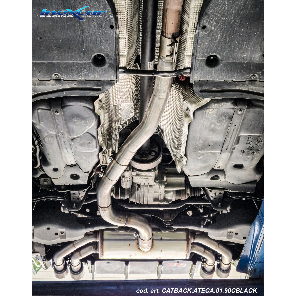 Sistem de evacuare Cat-Back Inoxcar pentru Ateca 190 ch - CATBACK.ATECA.01.90CBLACK - IC-CATBACKATECA0190CBK - CATBACK.ATECA.01.90CBLACK - 3666618850306