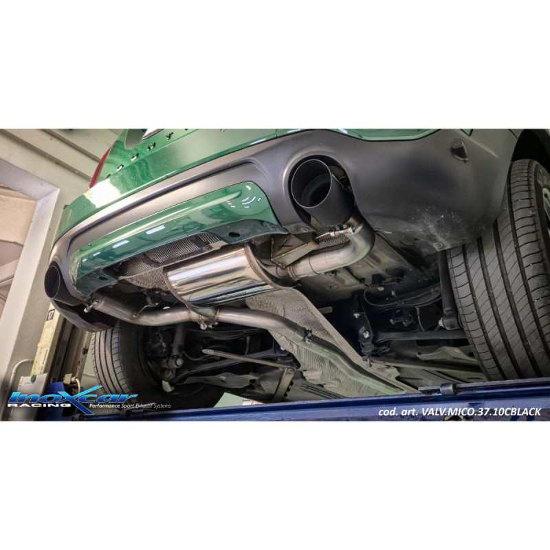 Silencieux à valve Inoxcar Countryman - VALV.MICO.37.10CBLACK - IC-VALVMICO3710CBK - VALV.MICO.37.10CBLACK - 3666618798547