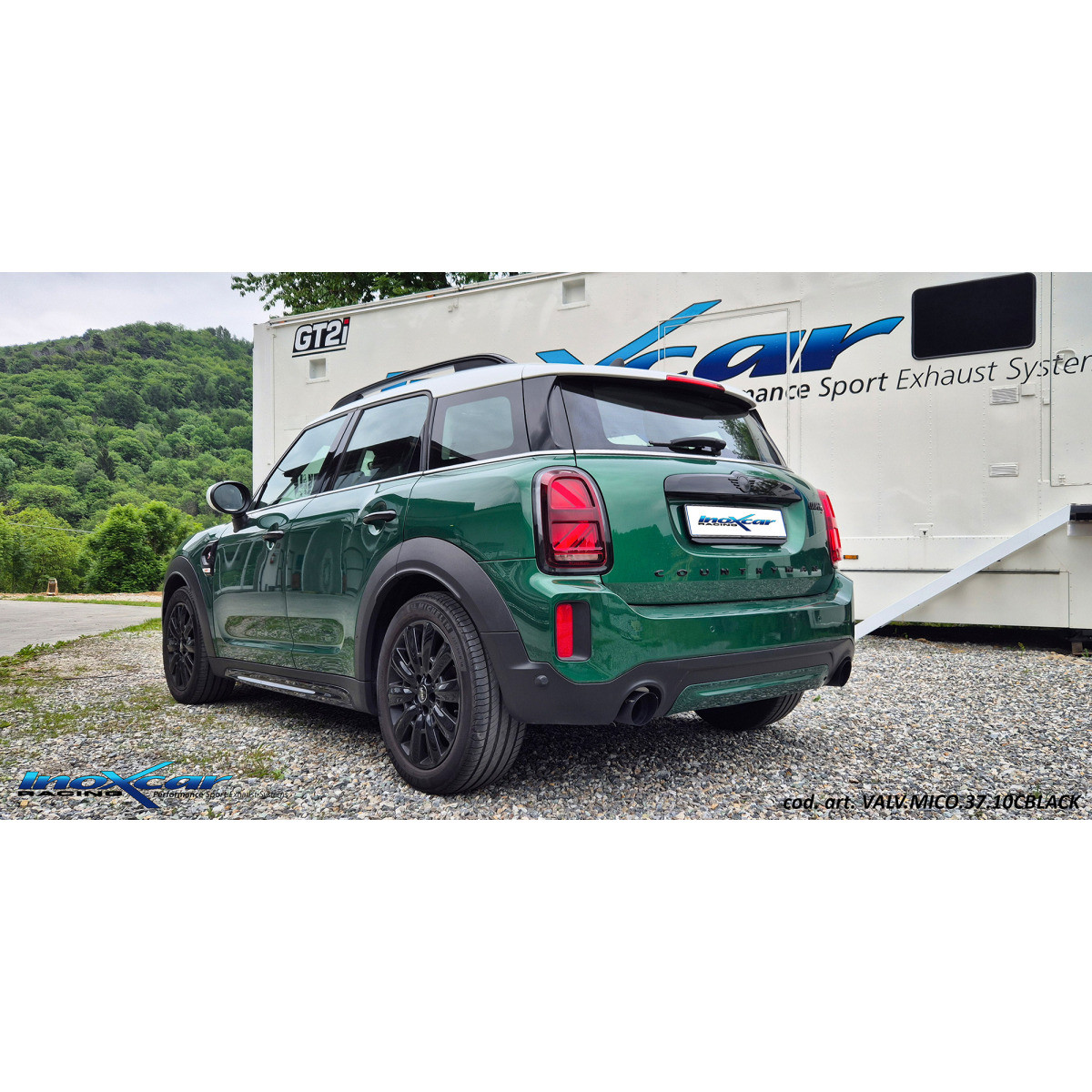 Amortizor de zgomot cu supapă Inoxcar Countryman - VALV.MICO.37.10CBLACK - IC-VALVMICO3710CBK - VALV.MICO.37.10CBLACK - 3666618798547
