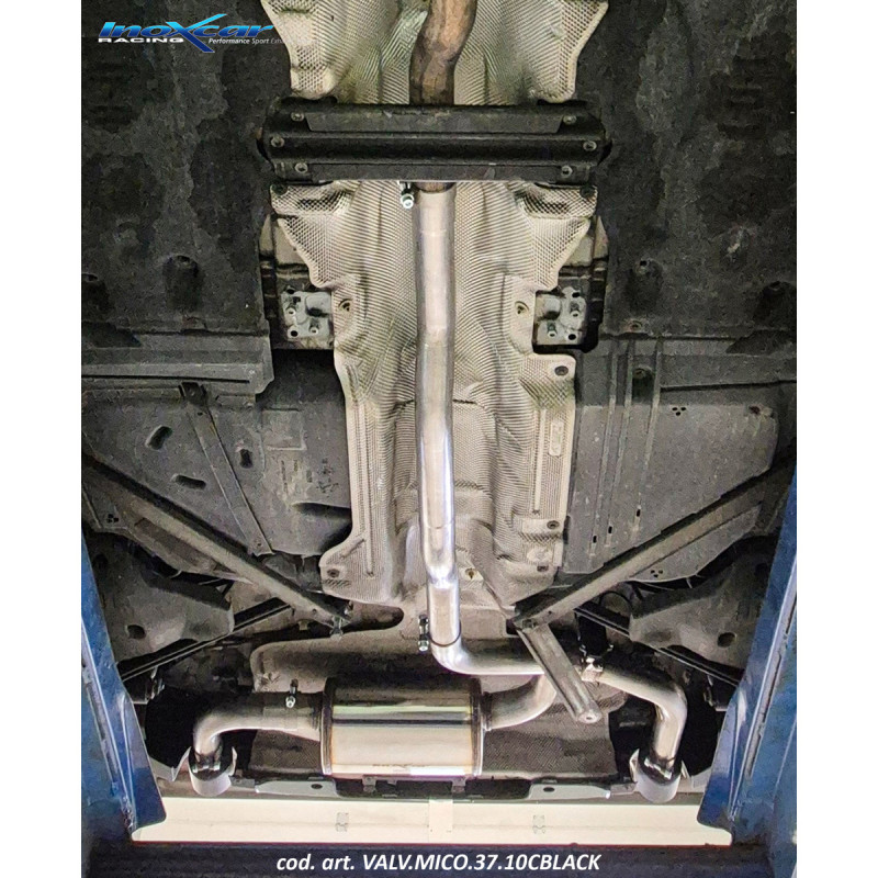 Amortizor de zgomot cu supapă Inoxcar Countryman - VALV.MICO.37.10CBLACK - IC-VALVMICO3710CBK - VALV.MICO.37.10CBLACK - 3666618798547
