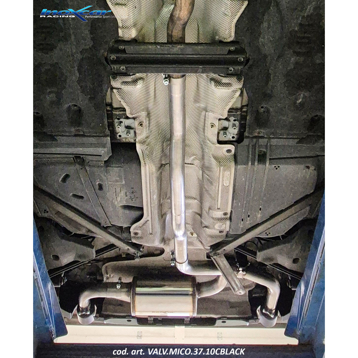 Amortizor de zgomot cu supapă Inoxcar Countryman - VALV.MICO.37.10CBLACK - IC-VALVMICO3710CBK - VALV.MICO.37.10CBLACK - 3666618798547
