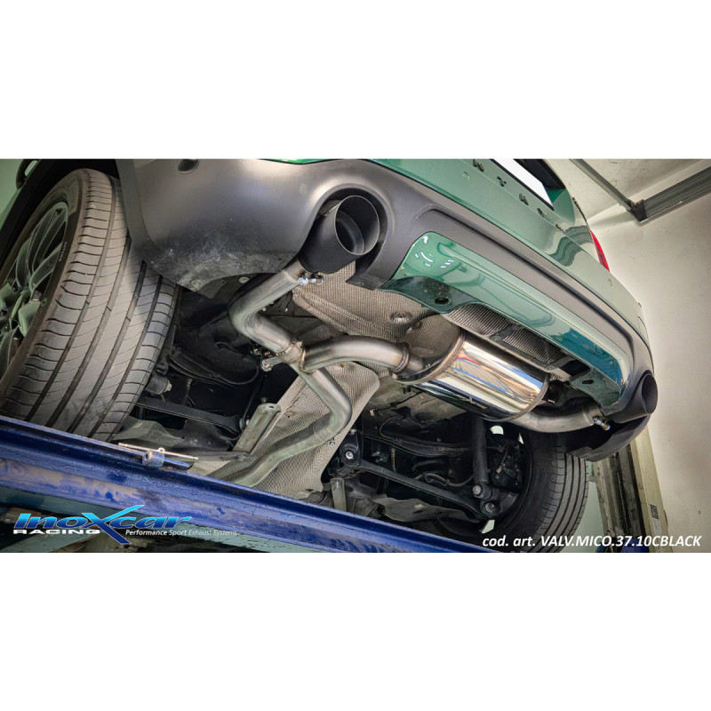 Silencieux à valve Inoxcar Countryman - VALV.MICO.37.10CBLACK - IC-VALVMICO3710CBK - VALV.MICO.37.10CBLACK - 3666618798547