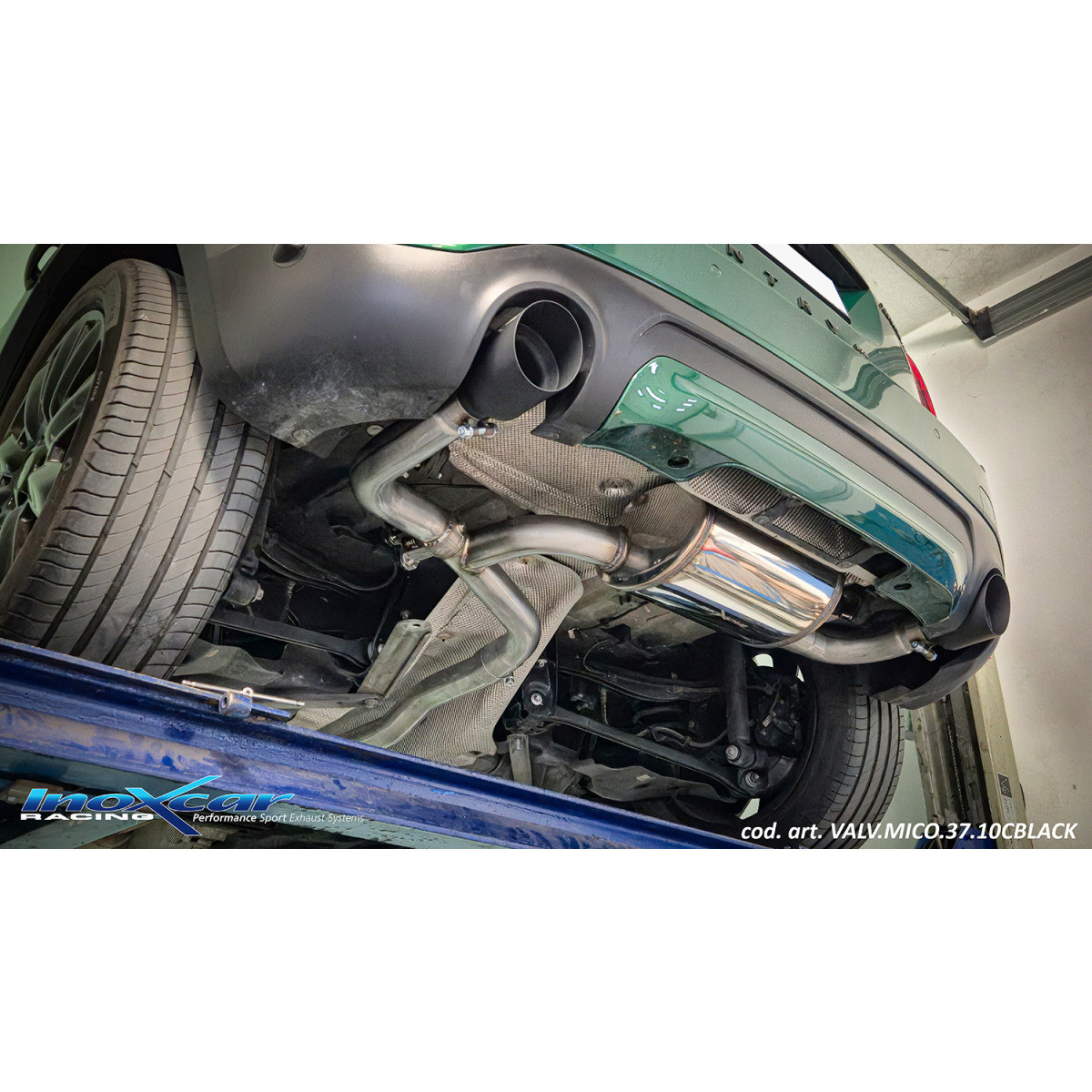 Amortizor de zgomot cu supapă Inoxcar Countryman - VALV.MICO.37.10CBLACK - IC-VALVMICO3710CBK - VALV.MICO.37.10CBLACK - 3666618798547