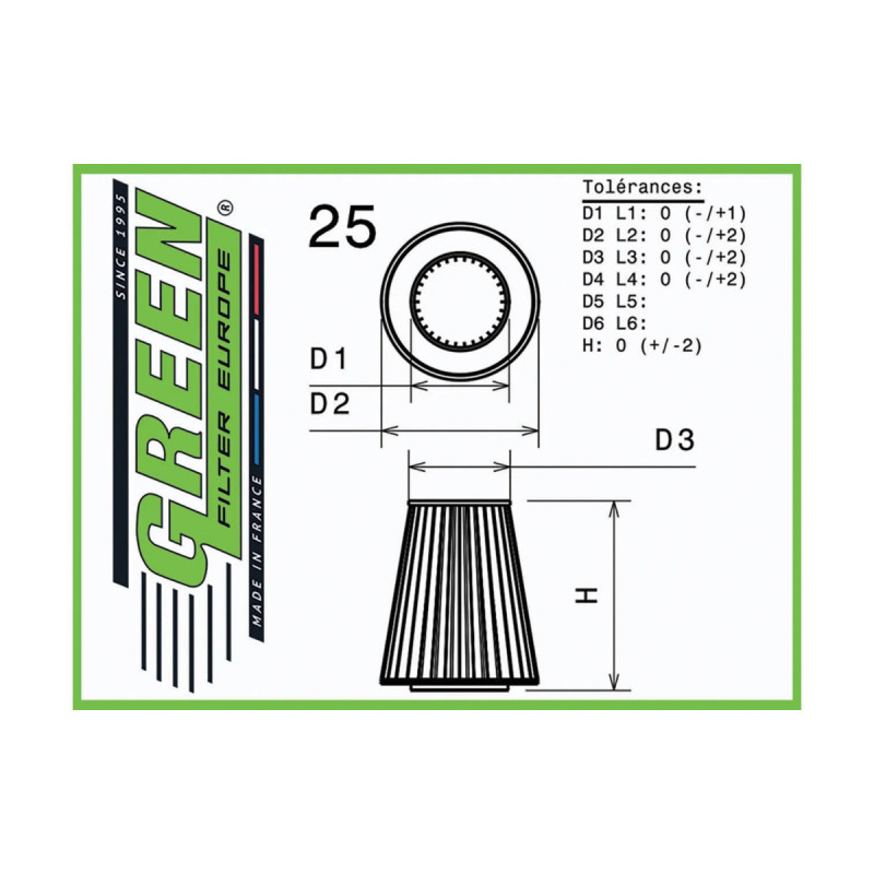 Green Aircleaner BMW E84/E87/E90 - GR-G491614 - G491614 - 3661768472828
