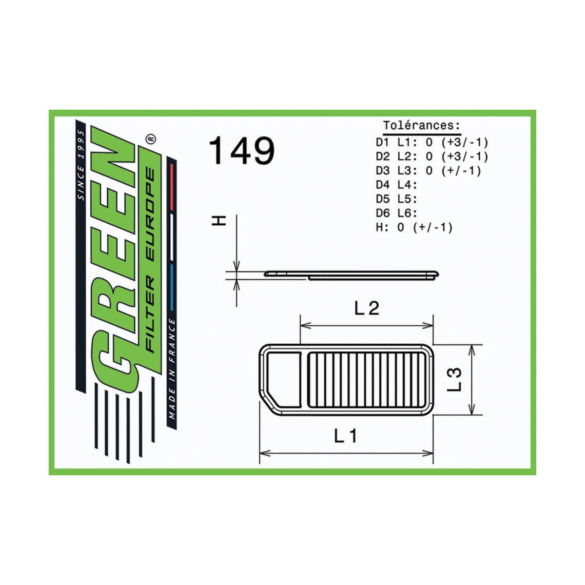 Air-cleaner Grein Mini Cooper R56 2006+ - GR-P965017 - P965017 - 3661768327692