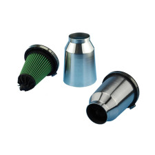 Filtru de aer TWISTER GREEN FILTER din aluminiu, diametru 80 mm, 145 x 80 mm, înălțime 205 mm - GR-TW80A - TW80A - 3661768676530