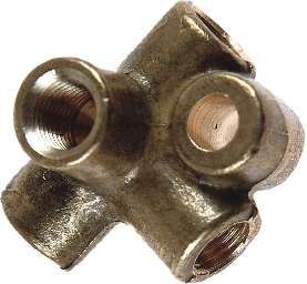 Raccordo a croce 4 uscite femmina Goodridge 2204-31B Serpentina M10x100, - G-2204-31B - 2204-31B - 3661768005668
