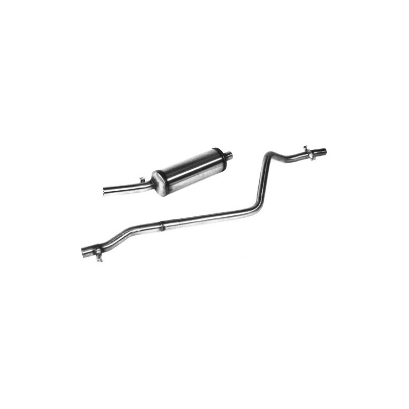 Groep N Roestvrij Staal GT2i Lijn Volkswagen Golf 1 1.6 GTi 45mm - O-QN021 - 3661768208854