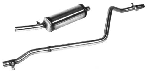 Groep N Roestvrij Staal GT2i Lijn Volkswagen Golf 1 1.6 GTi 45mm - O-QN021 - 3661768208854