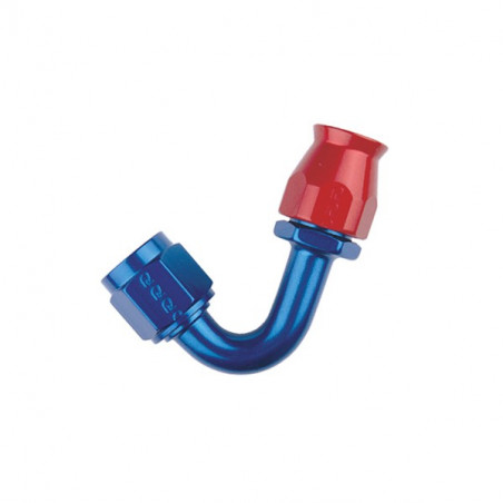 Goodridge 120° Dash 6 (9/16) staal / gekrompen fitting