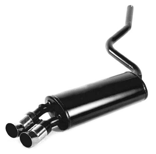 Scarico / Silenziatore Fiat Cinquecento Sporting 2 Uscite DTM 63mm - O-QD-FI676-DTM - 3661768236383