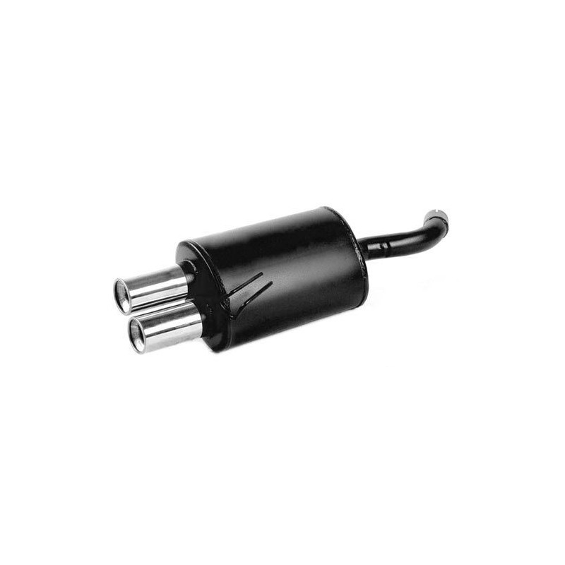 Terminal / Uitlaatdemper GT2i Fiat Coupé 2.0 Turbo 20S 2 uitlaatpijpen 76mm - O-QD-FI750-2R - 3661768236451