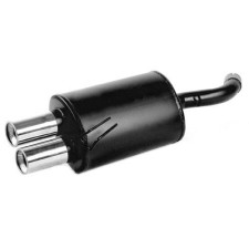 Terminal / Uitlaatdemper GT2i Fiat Coupé 2.0 Turbo 20S 2 uitlaatpijpen 76mm - O-QD-FI750-2R - 3661768236451