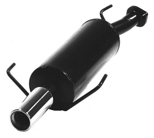 Rear Exhaust / Muffler Opel Astra G 2.0 16S OPC EEC Approved 76mm - O-QD-OP754-R - 3661768272978