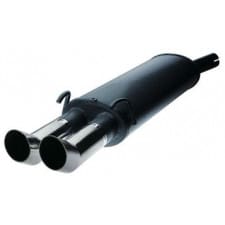 Rear Exhaust / Muffler Seat Leon 1.9TDI After 2000 2 Outlets DTM EEC Approved