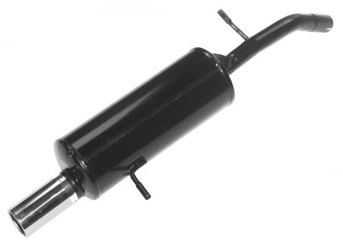 Rear Exhaust / Muffler Citroën C2 1.6 16S VTS EEC  Approved outlet 76mm After 2004 - O-QD-CI814-R - 3661768132852