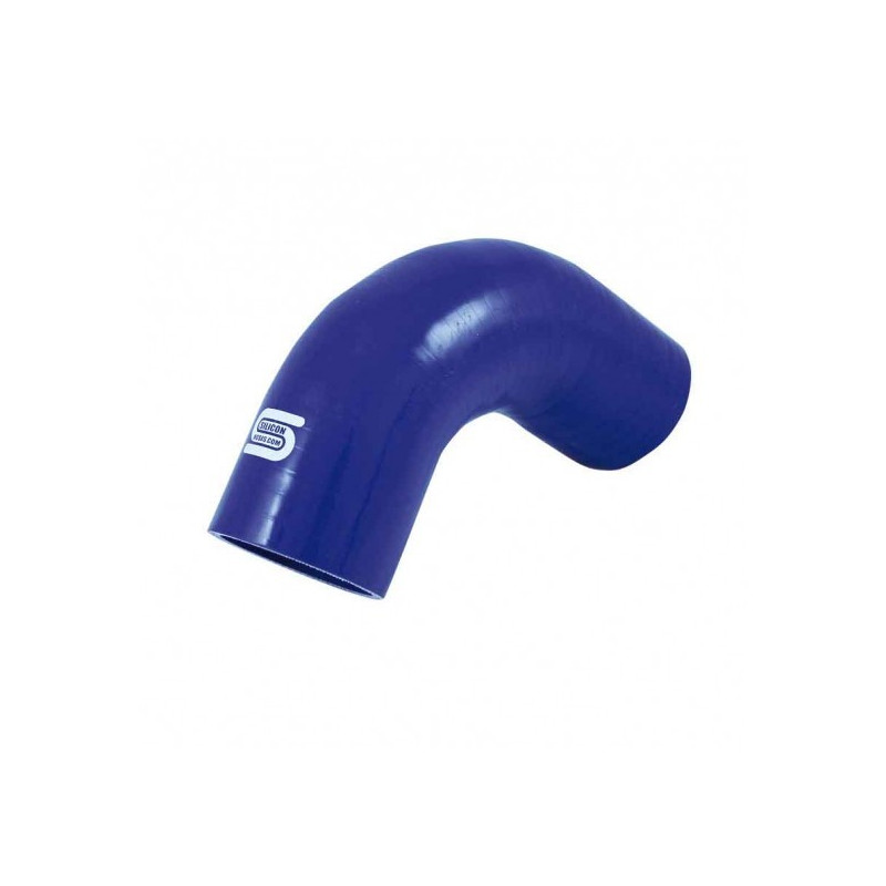 Tuyau Silicone Coudé 90° - Diamètre Intérieur 19mm - Longueur 150mm - Bleu - Résistant Haute Température