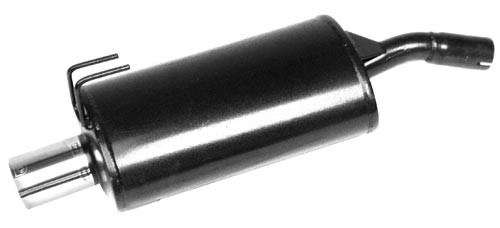 Rear Exhaust / Muffler Fiat Bravo 1.8 16S outlet Oval 82x65mm - O-QD-FI704-V - 3661768229415