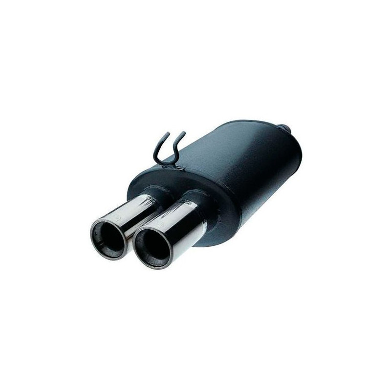 Aansluitingen / Uitlaatdemper GT2i Fiat Uno Turbo na 1990 Ronde uitloop - O-QD-FI591-2R - 3661768236352