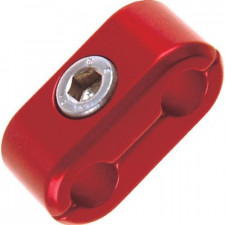 Collare 2 Vie Goodridge Anodizzato Rosso per Serie 200 Dash 06
