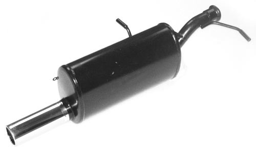 Rear Exhaust / Muffler Peugeot 307 2.0 After 2002 76mm EEC Approved - O-QD-PE826-R - 3661768133200