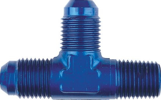 Goodridge 3-weg mannelijk T-stuk 7/16x20 JIC-1/8x27 NPT - G-AN826-04D - AN826-04D - 3661768011843
