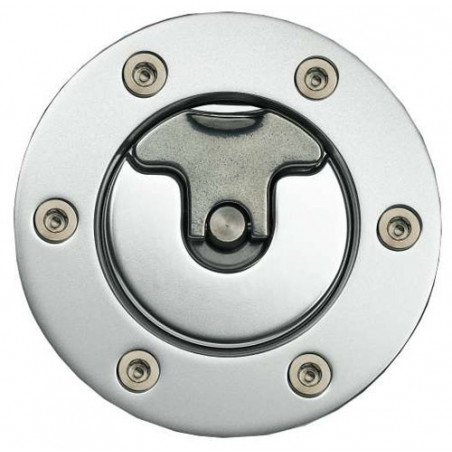 Bouchon / Trappe Réservoir d'Essence Aero 200 80mm + Bride 6 trous + Goulotte