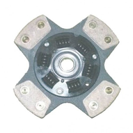 Disque d'embrayage Bratex 4 patins métal fritté amorti 6 ressorts Citroën Saxo / Peugeot 106 16s / 205 Ø200mm 21x18C