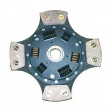 Disque d'embrayage Bratex 4 patins métal fritté amorti 6 ressorts Peugeot 306 / 405 MI16