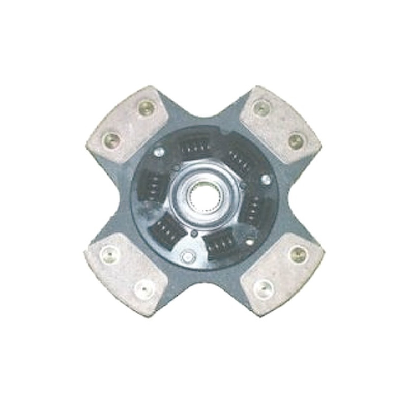 Koppelingsplaat BRATEX 4 gesinterde metalen remblokken 6 verenFiat Uno Turbo - EMB-2592 - 2592CX - 3661768195550