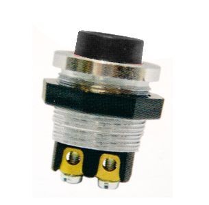 Bottone / Interruttore Pulsante Metallici Nero - EL-MR237400 - MR.237400 - 3661768198827